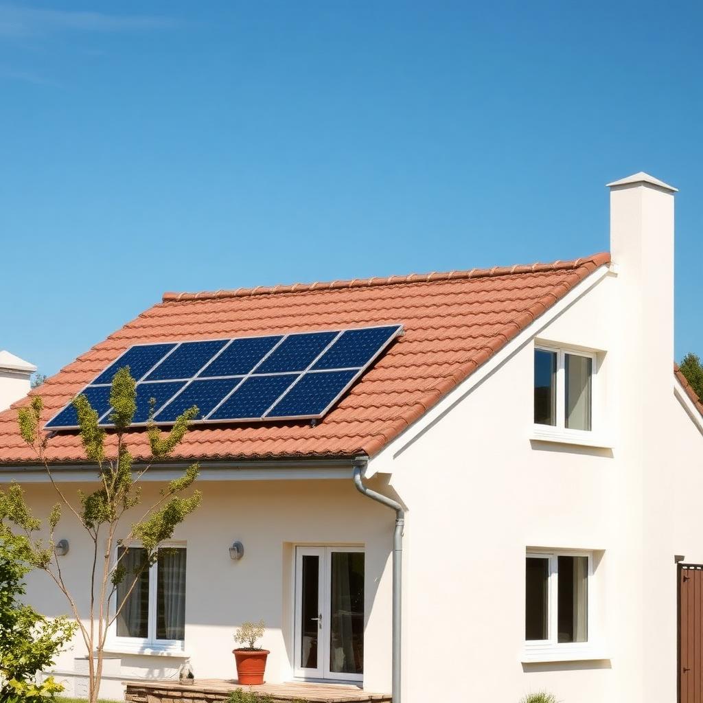 Solárne panely Canadian Solar na šikmej streche
